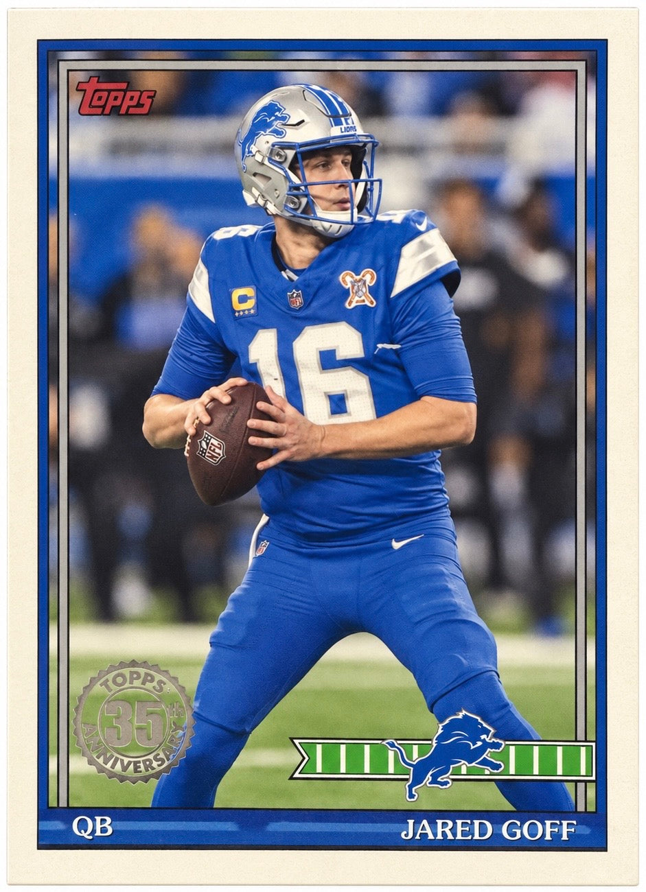 Jared Goff #91TF-37 2026 Topps Flagship 1991