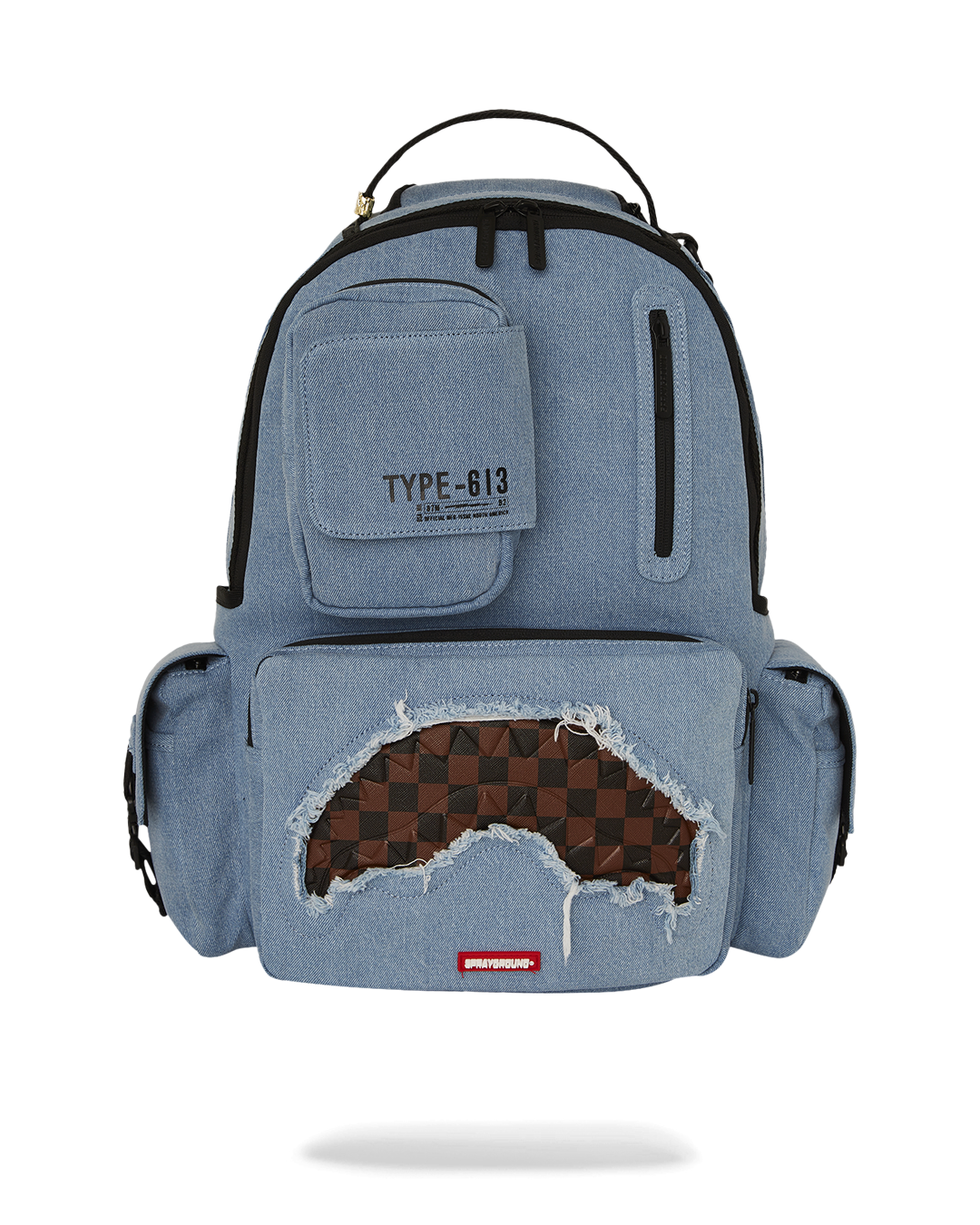 SPRAYGROUND DENIM SHARK BITE SPEC OPS DLX BACKPACK