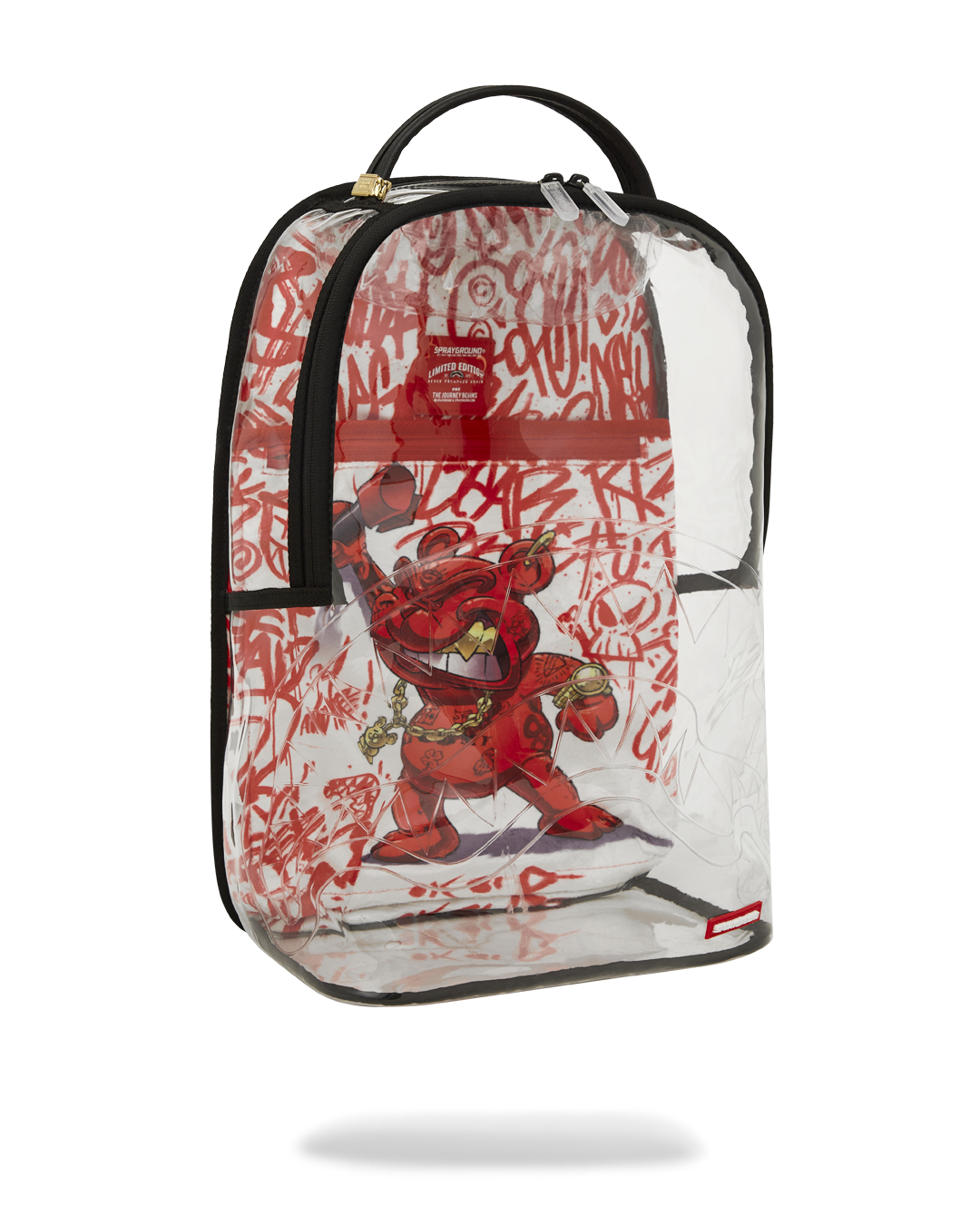 SPRAYGROUND PARTIAL CLEAR DIABLO VANDAL DLX BACKPACK