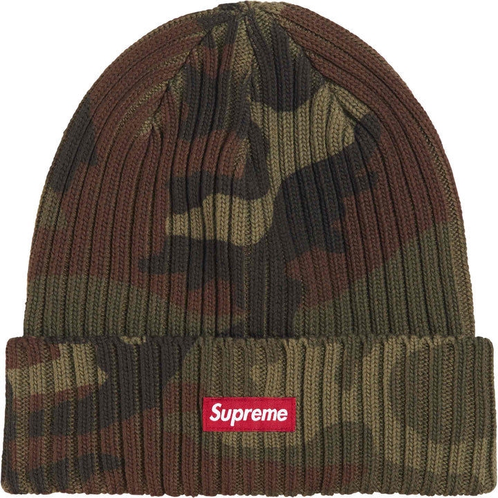Supreme Overdyed Beanie (SS26) Woodland Camo