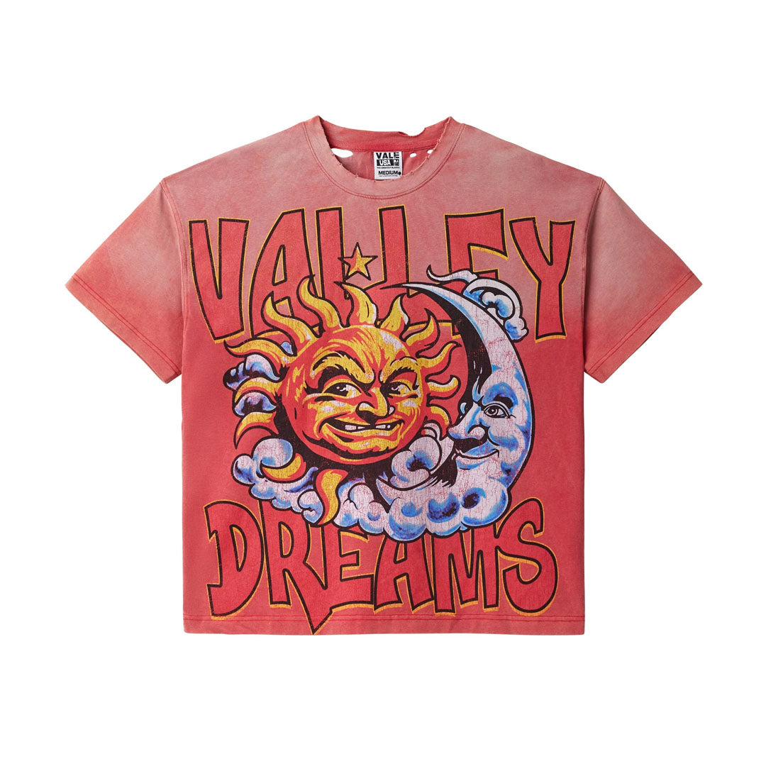 Vale Forever THRASHED RED SUN TEE