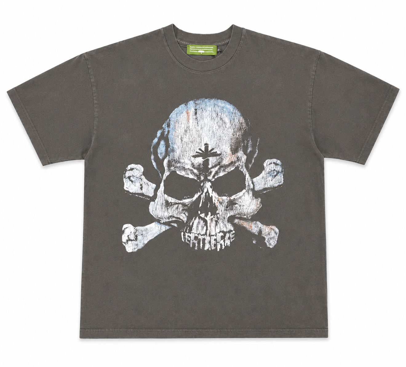 Vertabrae Skull T-shirt Vintage Black (PRE-OWNED)