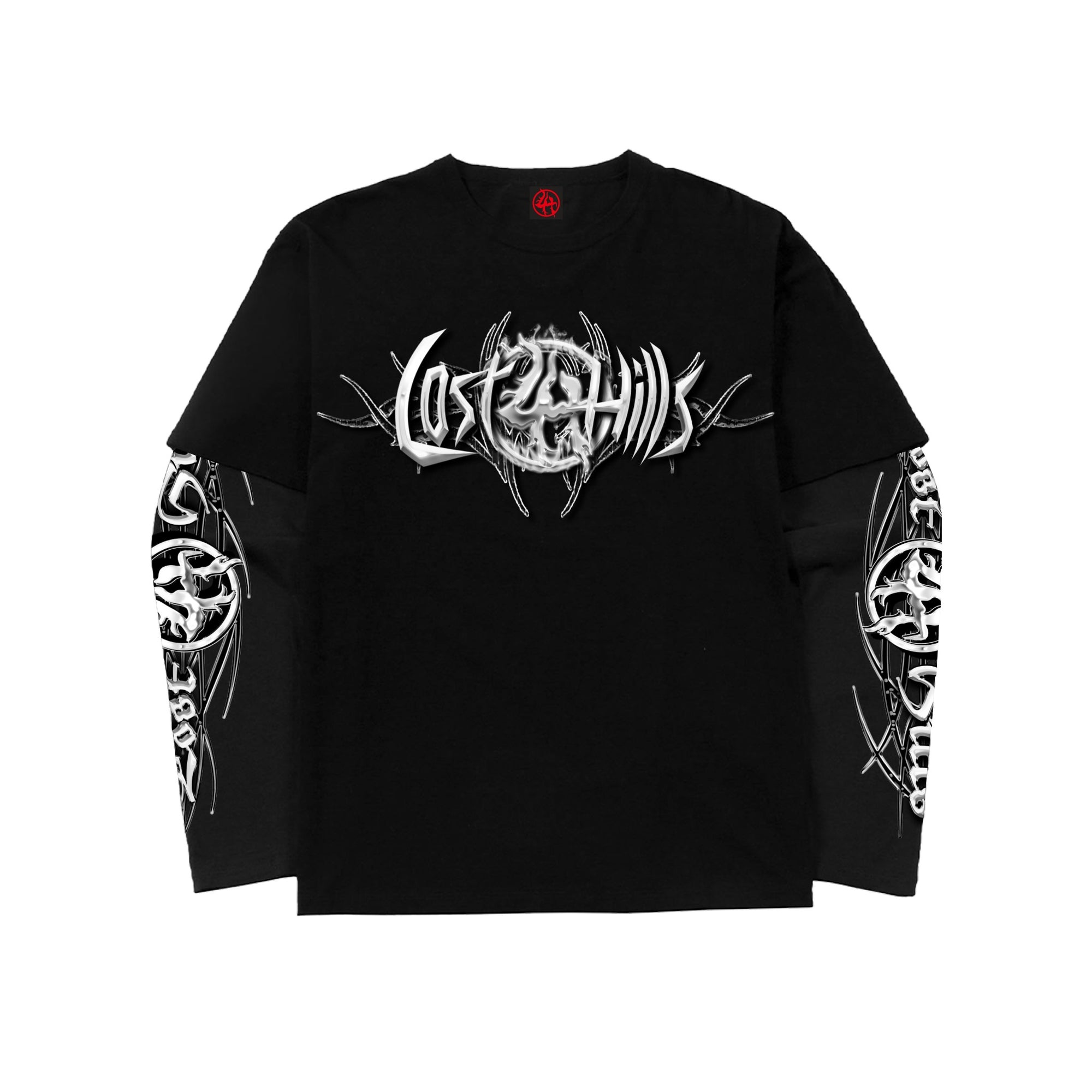 LH Chrome Logo L/S T-Shirt Black