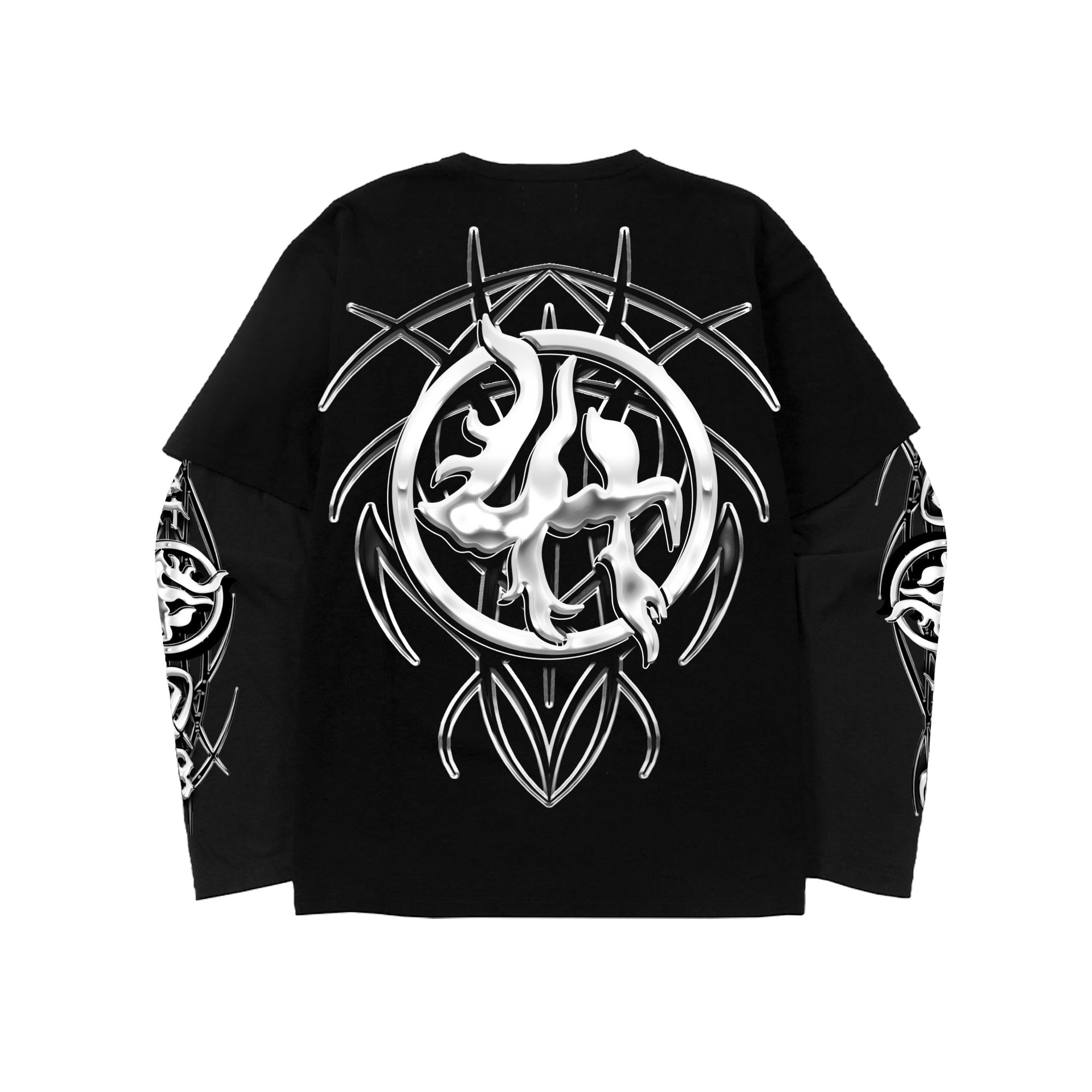 LH Chrome Logo L/S T-Shirt Black