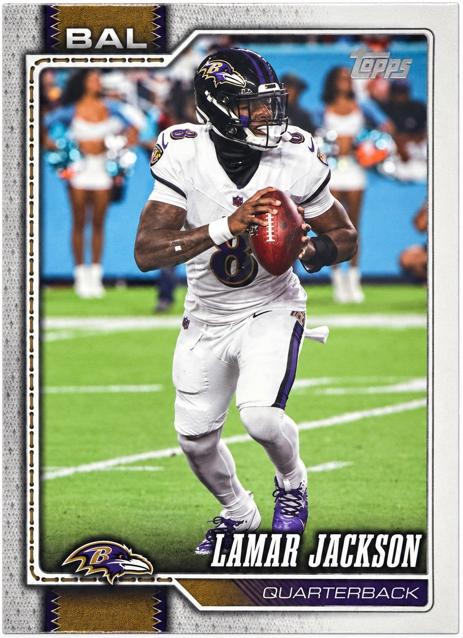 Lamar Jackson #13 2026 Topps Flagship