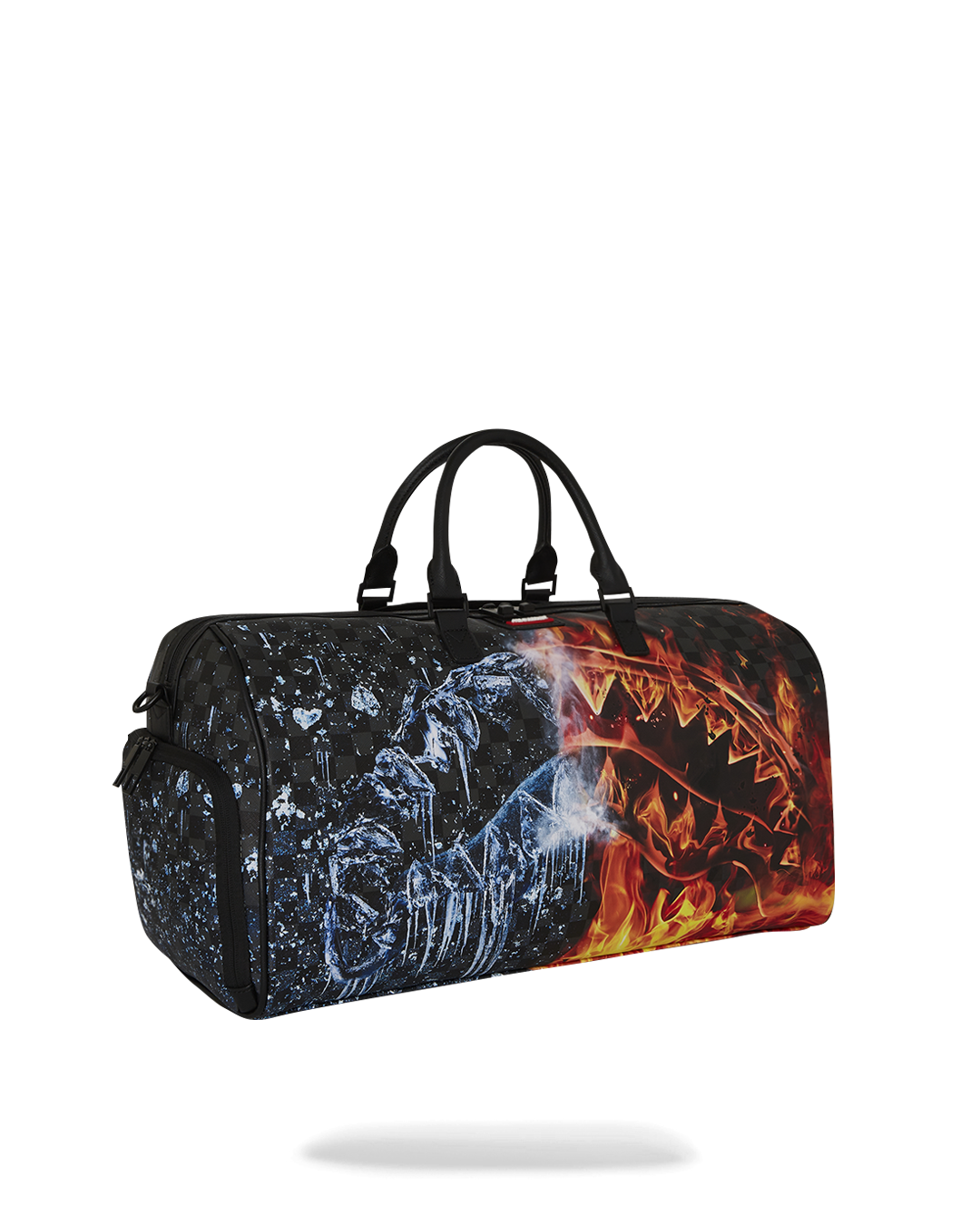 SPRAYGROUND FIRE & ICE SHARK LARGE DUFFLE