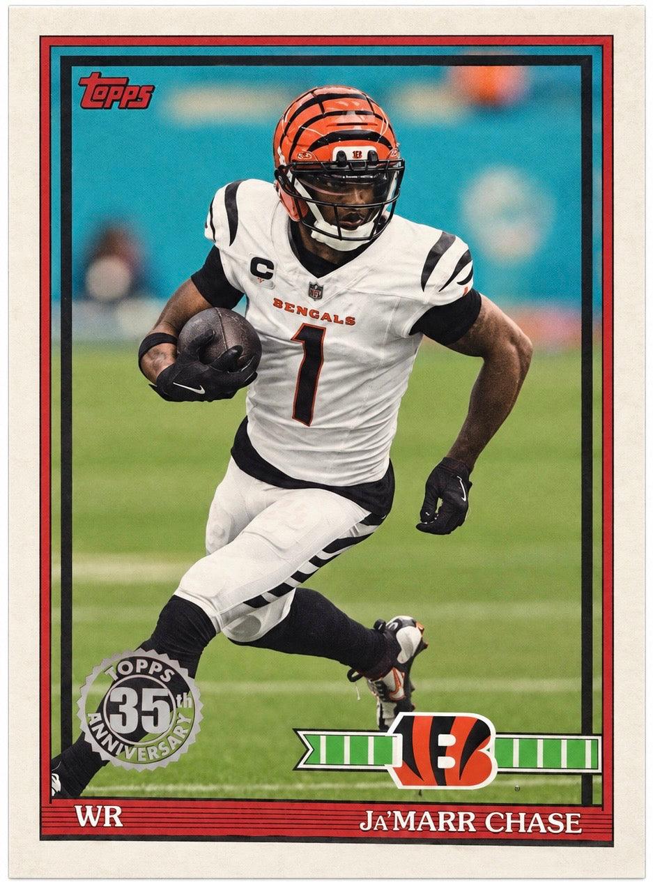 Ja'Marr Chase #91TF-23 2026 Topps Flagship 1991