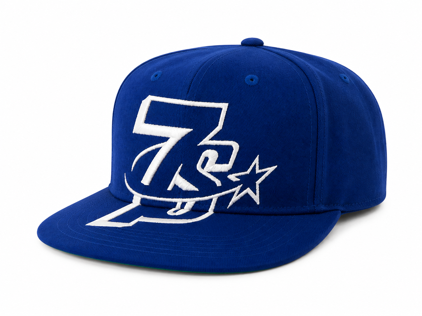 Triple Seven 7's Logo Hat Blue