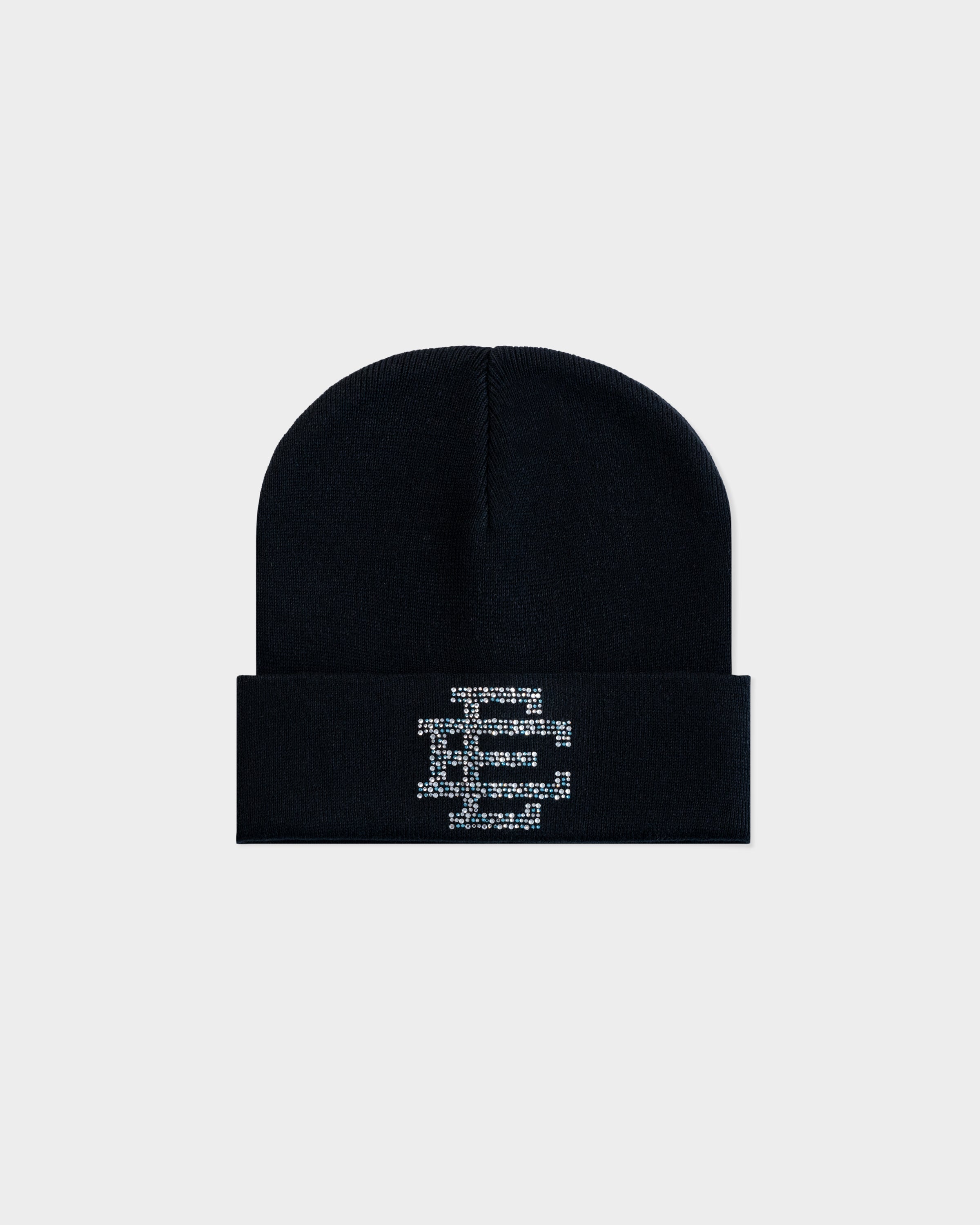 Eric Emanuel Swarovski Black Beanie