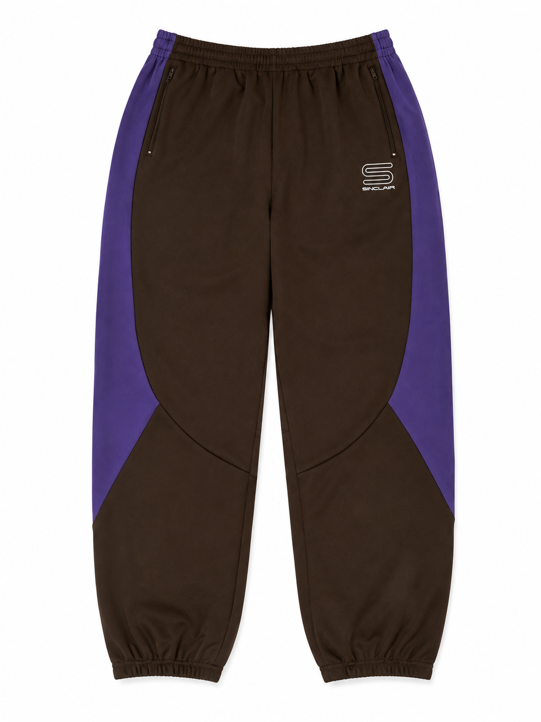 Sinclair Tech Logo Track Pants Brown