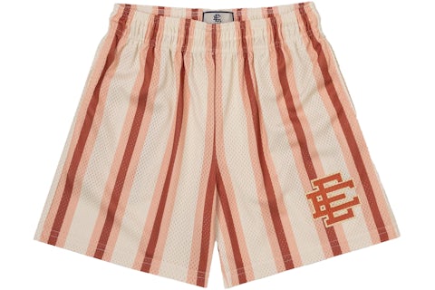Eric Emanuel EE Basic/Core Short Antique White/Orange/Pink Stripe