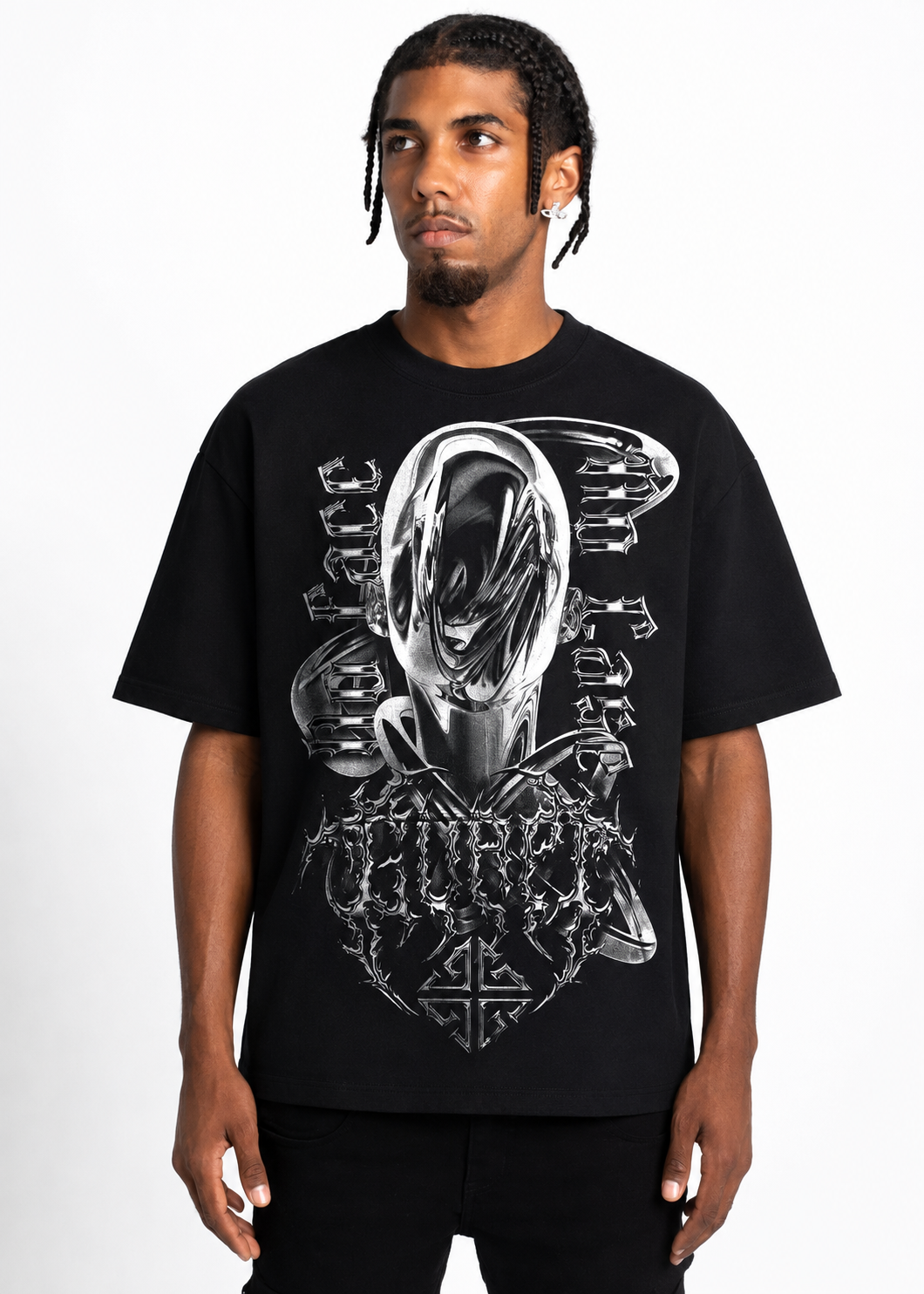Guapi No Face No Case Tee Black