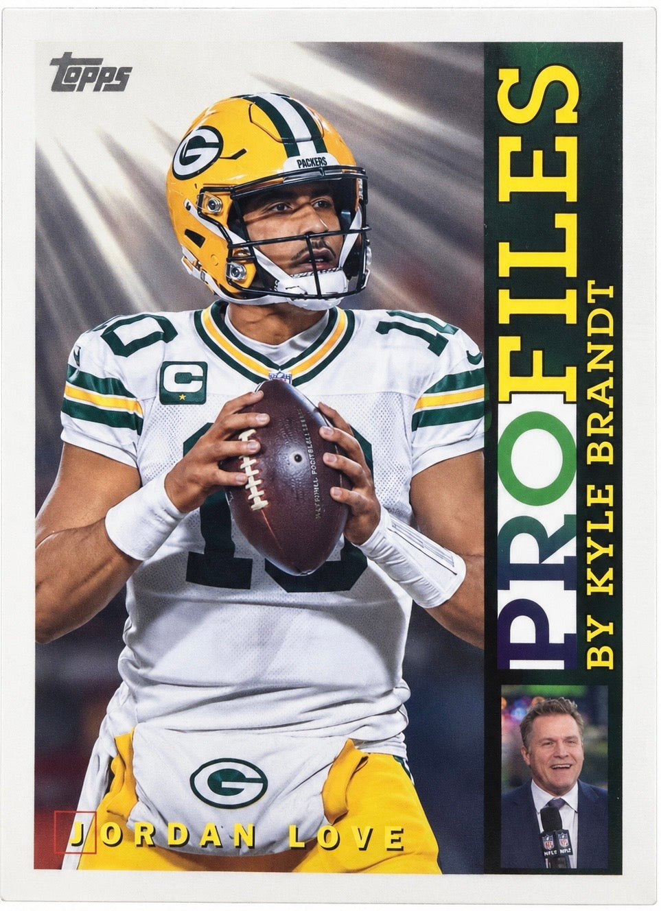 Jordan Love #TP-22 2026 Topps Flagship Profiles