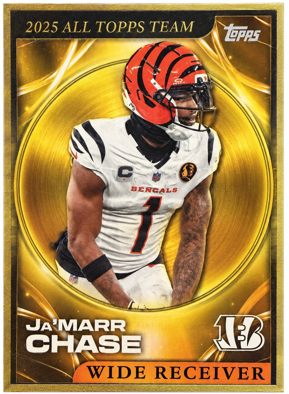 Ja'Marr Chase #25ATT-6 2026 Topps Flagship All Topps Team
