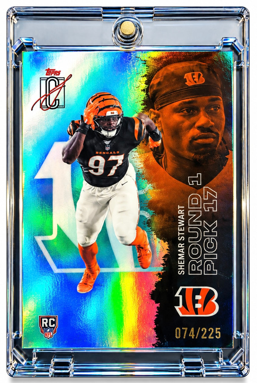 Shemar Stewart [Teal Refractor Chrome] #133 2025 Topps Signature Class [#74/225]