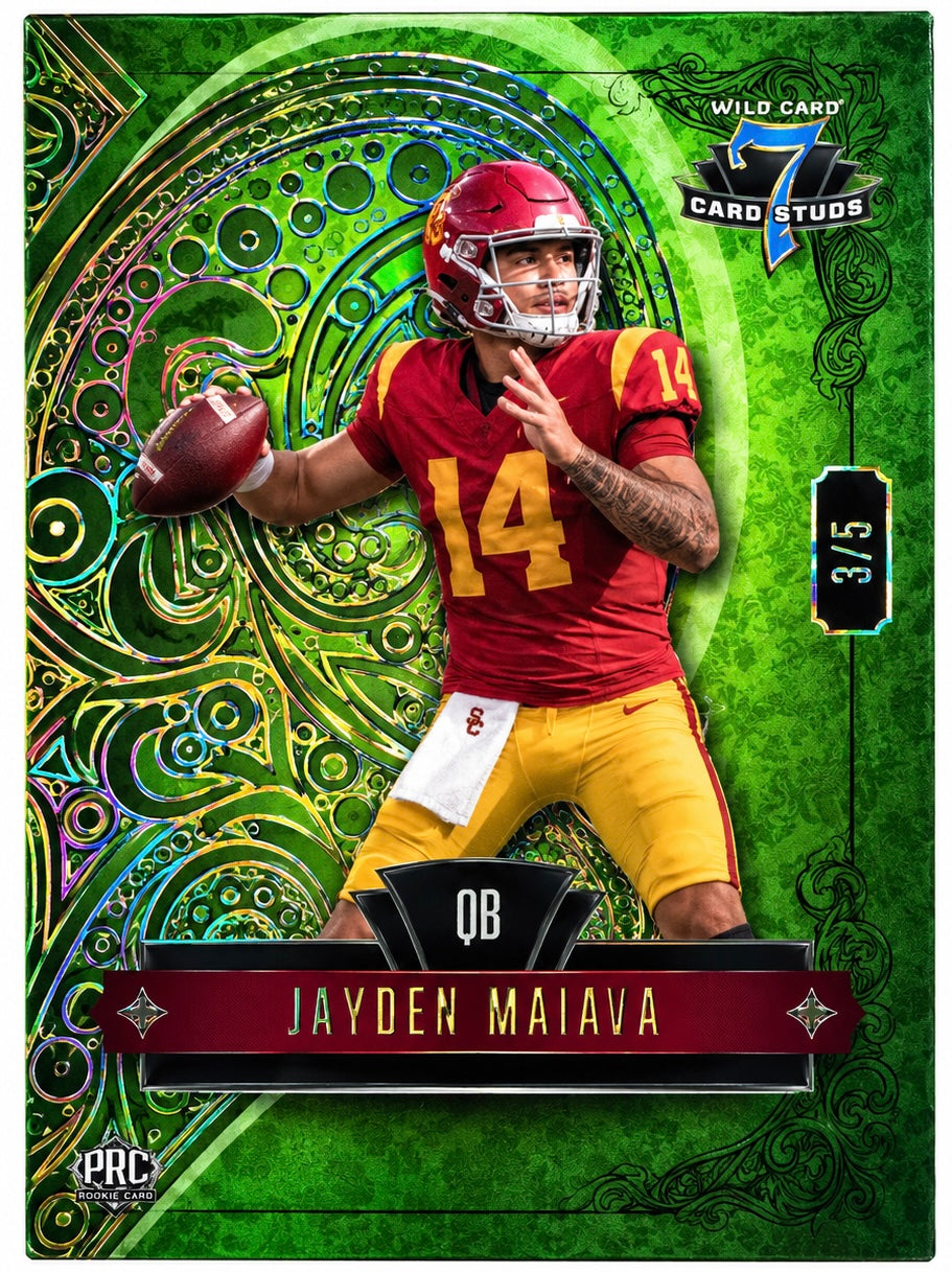 Jayden Maiava #7CSL-JM [Green] 2026 Wild Card [#3/5]