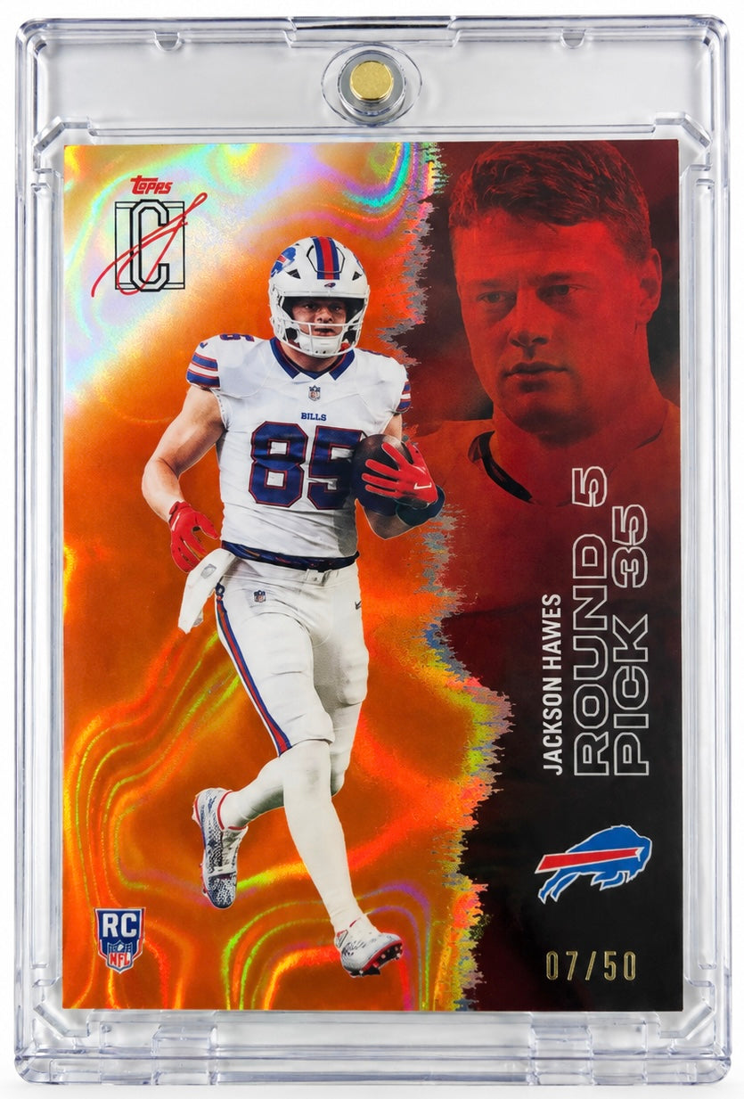 Jackson Hawes [Orange] #207 2025 Topps Signature Class [#07/50]