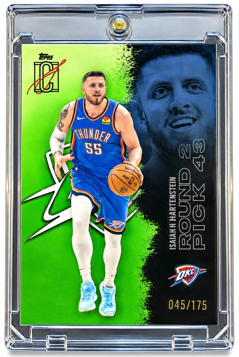 Isaiah Hartenstein [Lime] #41 2025 Topps Signature Class [#045/175]