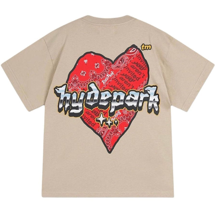 Hyde Park Slab Heart Tee Cream
