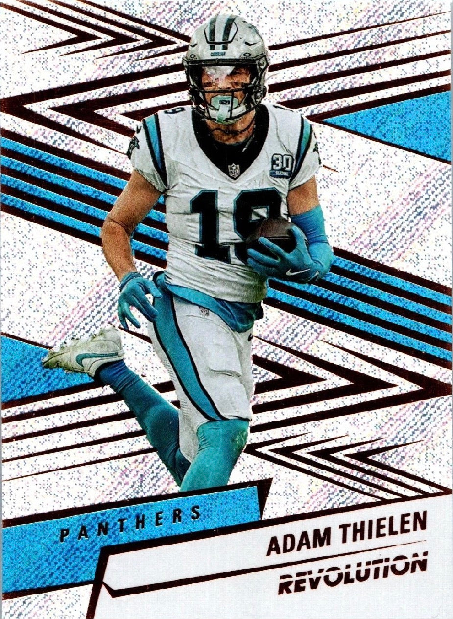 2025 Panini Revolution Football - Adam Thielen #107  Carolina Panthers [#476/699]