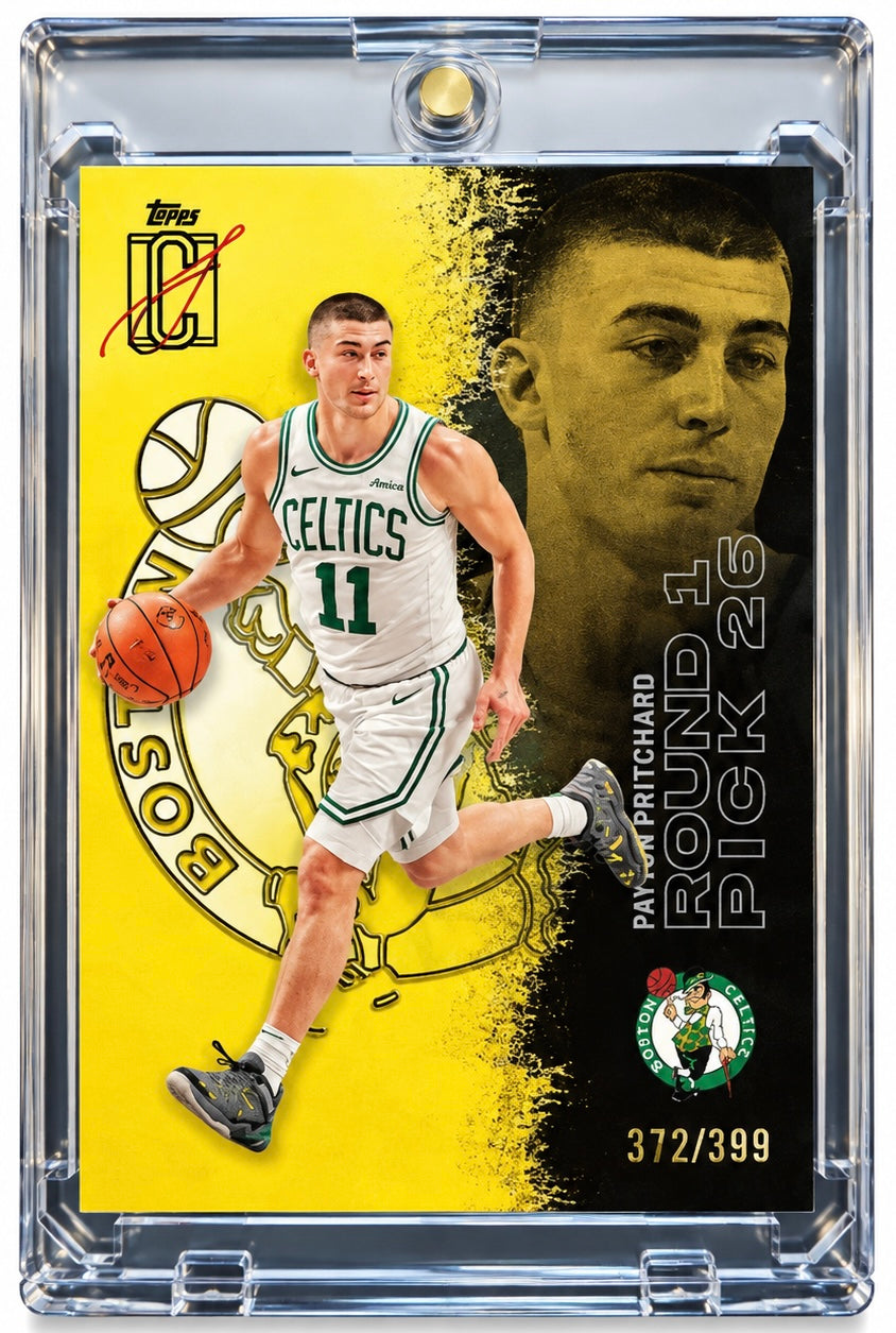 Payton Pritchard [Yellow] #42 2025 Topps Signature Class [#372/399]