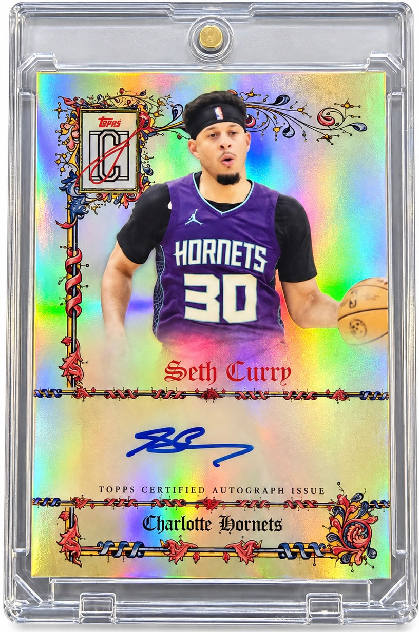 Seth Curry #MS-SC 2025 Topps Signature Class Manuscripts