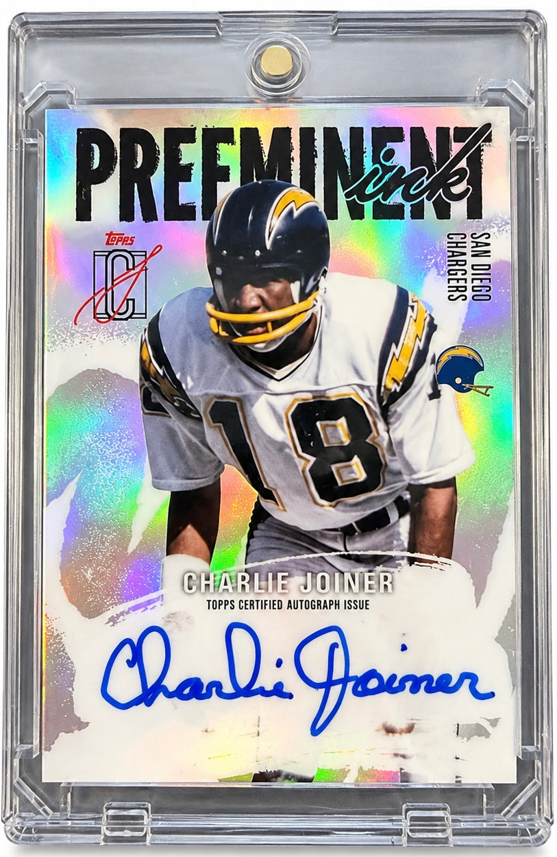 Charlie Joiner #PI-CJO 2025 Topps Signature Class Preeminent Ink