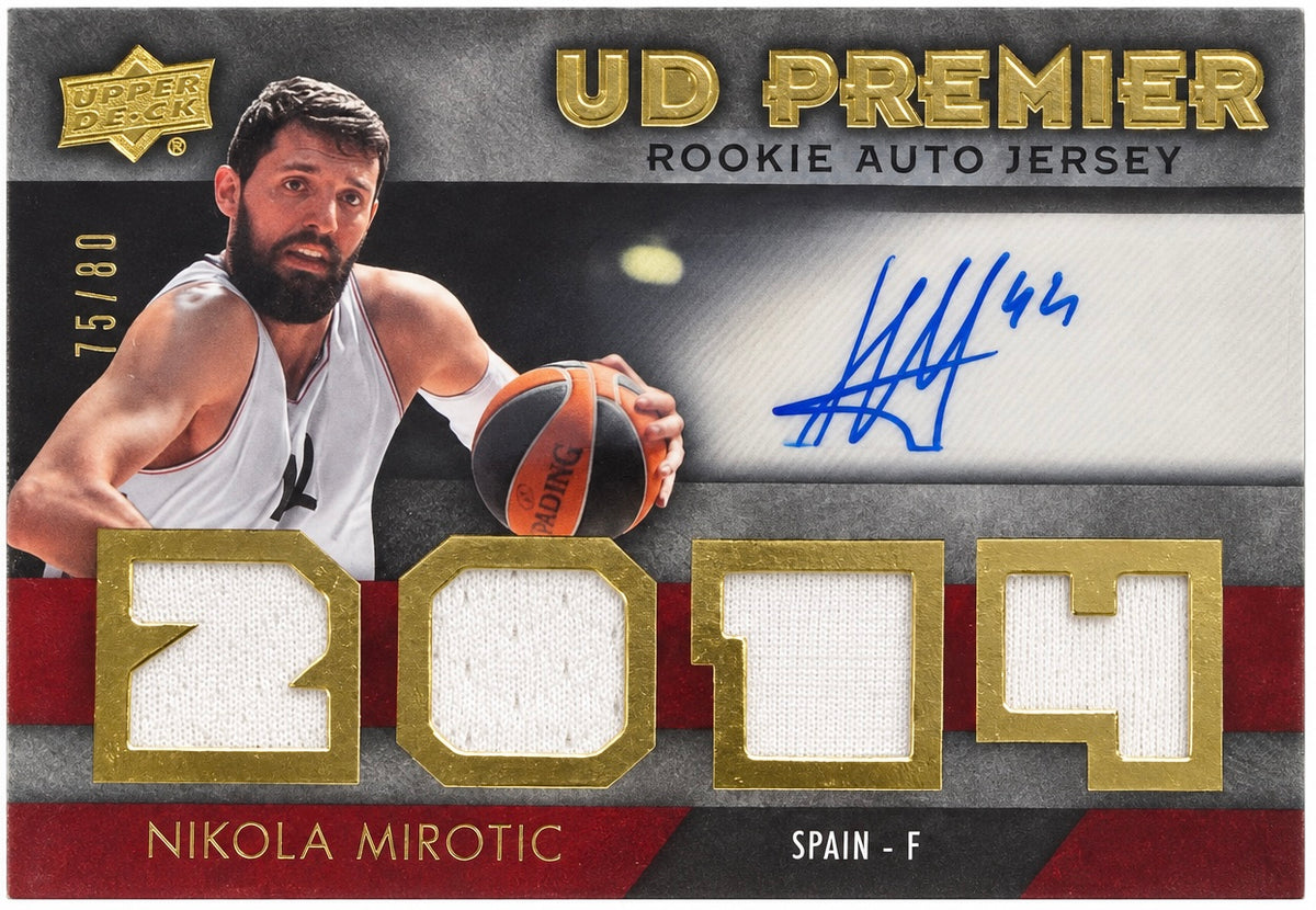 Nikola Mirotic #13 [Rookie Auto Jersey] 2014-15 SPX Basketball [75/80]