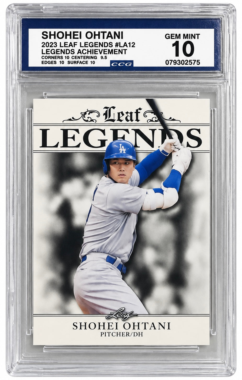 2023 Leaf Shohei Ohtani #LA-12 Legends Achievement [CCG 10]