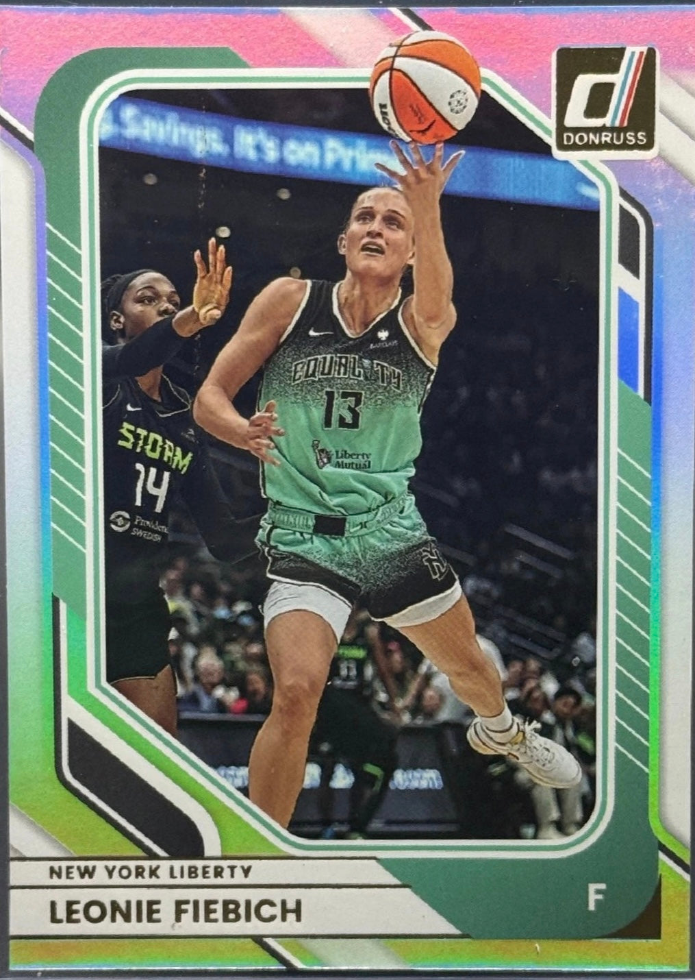 Leonie Fiebich [Holo] #38 2026 Panini Donruss WNBA