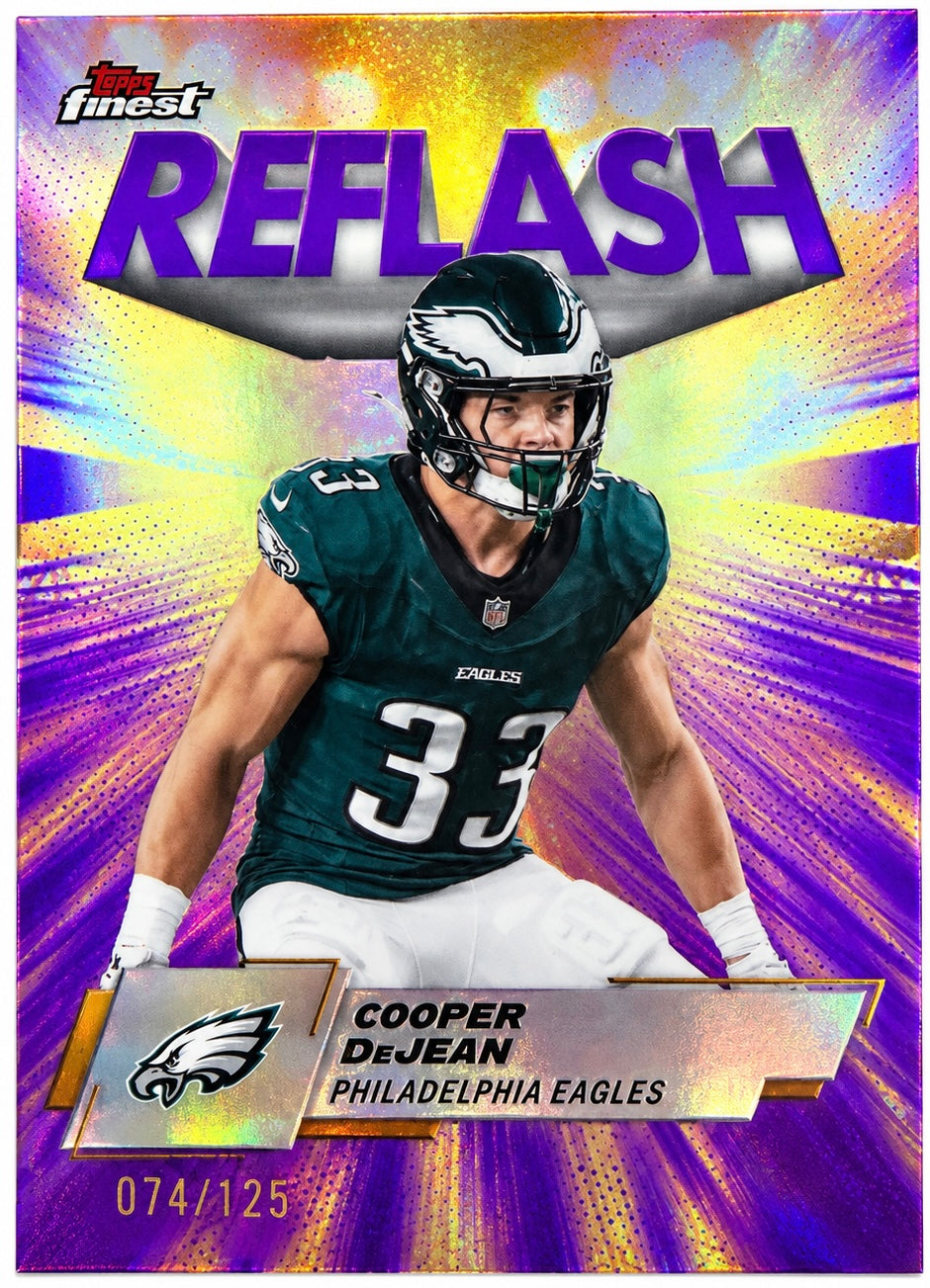 Cooper DeJean [Purple Refractor] #RF-20 2025 Topps Finest Reflash