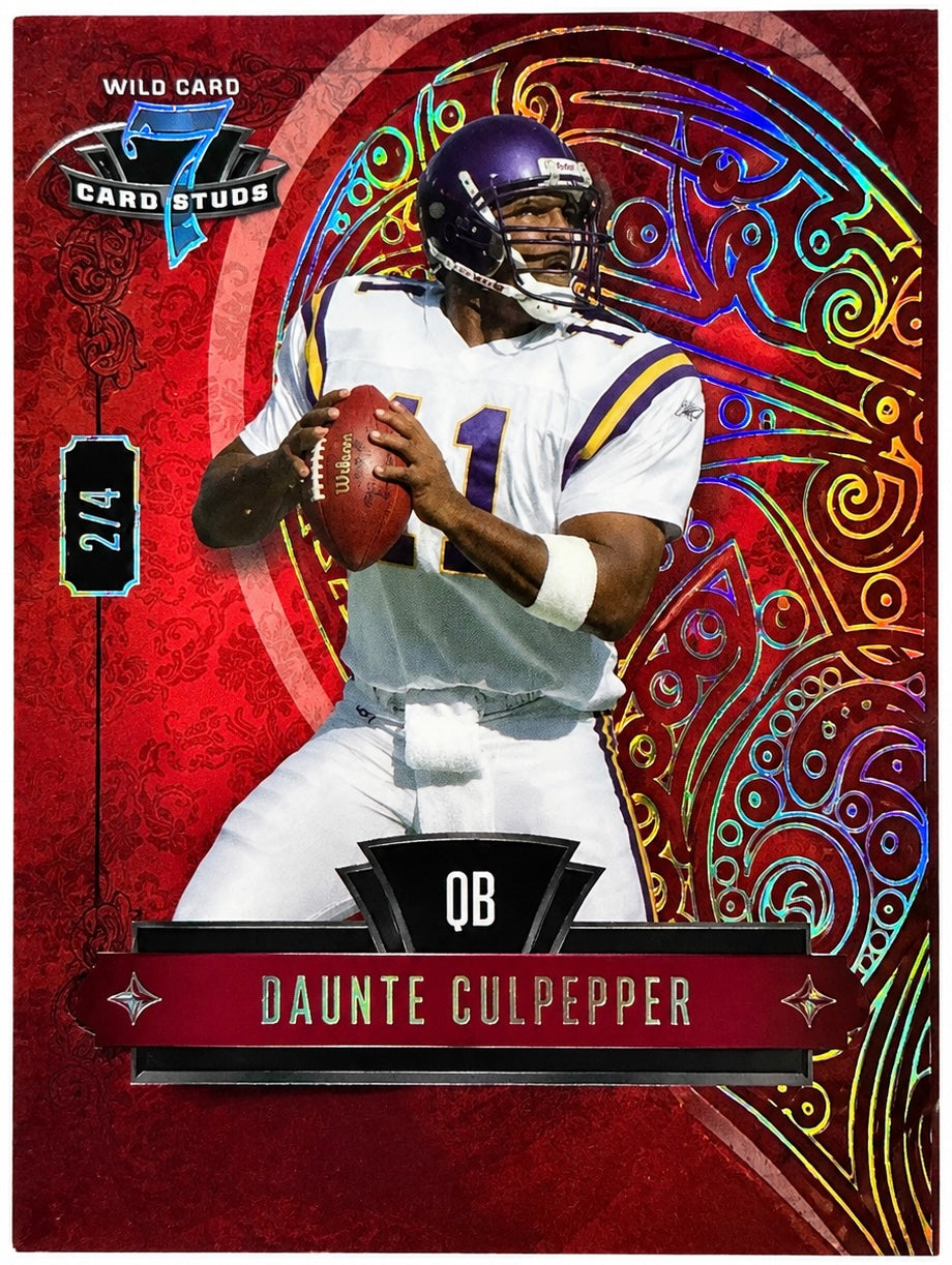 Daunte Culpepper #7CHR-DC [Red] 2026 Wild Card [#2/4]
