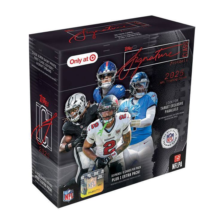 2025 Topps NFL Signature Class Football Trading Card Mega Box