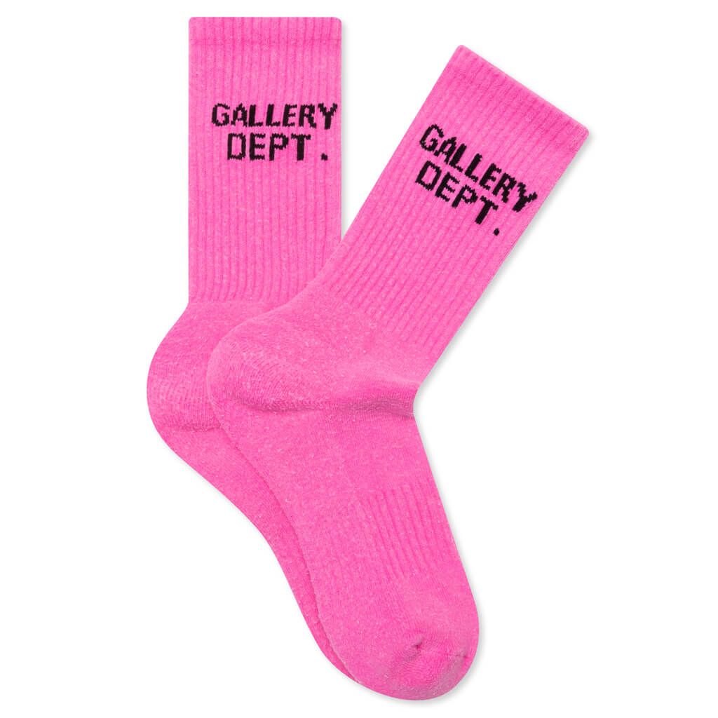 Gallery Dept. Clean Socks Flo Pink