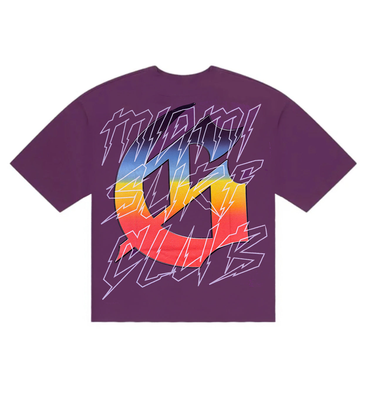 Godspeed Miami Surf Club T-Shirt (Purple)