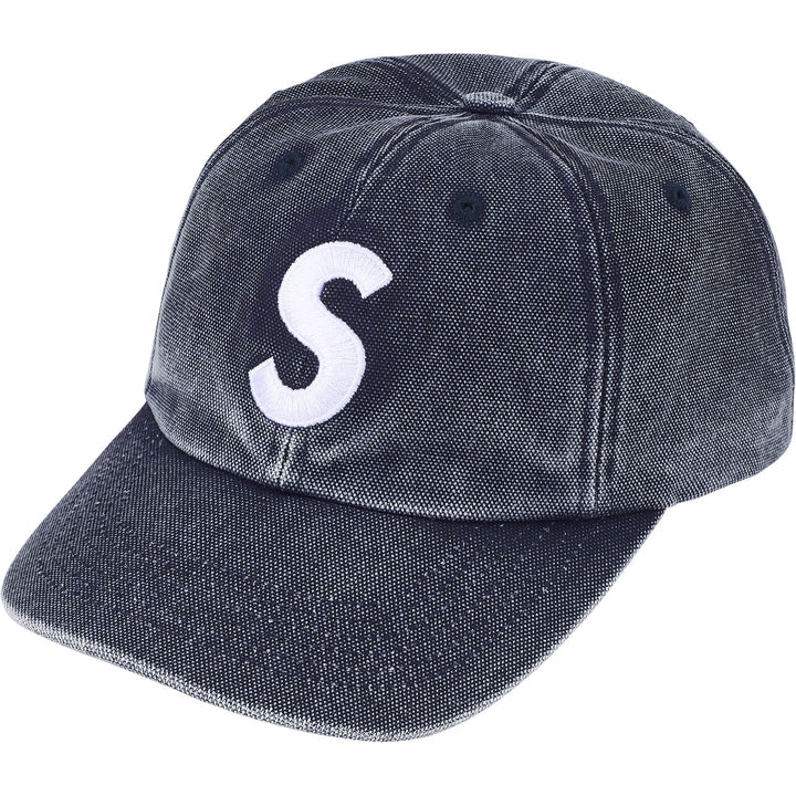 Supreme Pigment Coated "S" Logo 6-Panel Hat Navy (SS26)