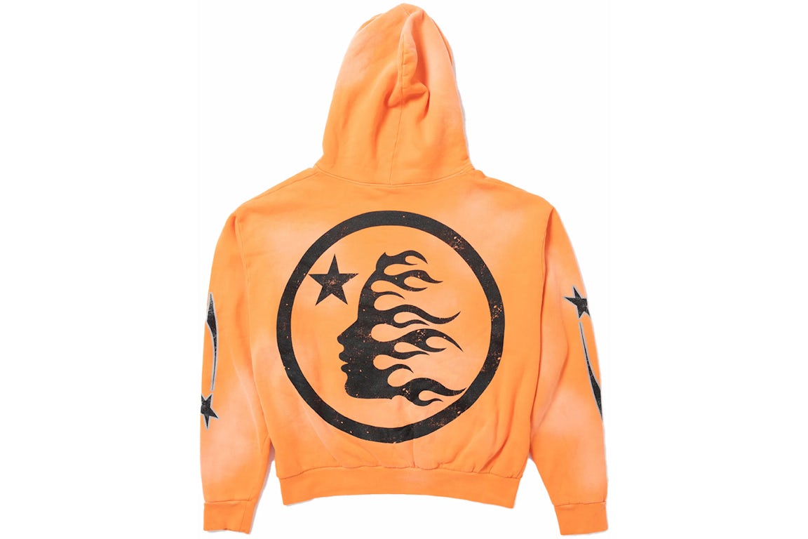 HStar Fire Orange Hoodie Orange Dye