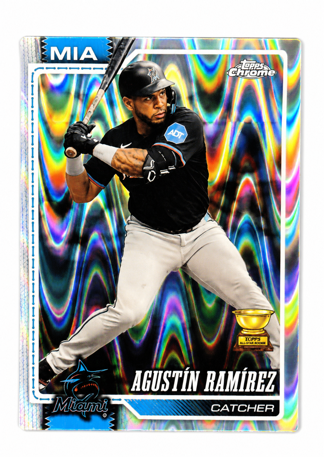 Agustin Ramirez [Aqua Raywave Refractor] #222 2026 Topps Chrome
