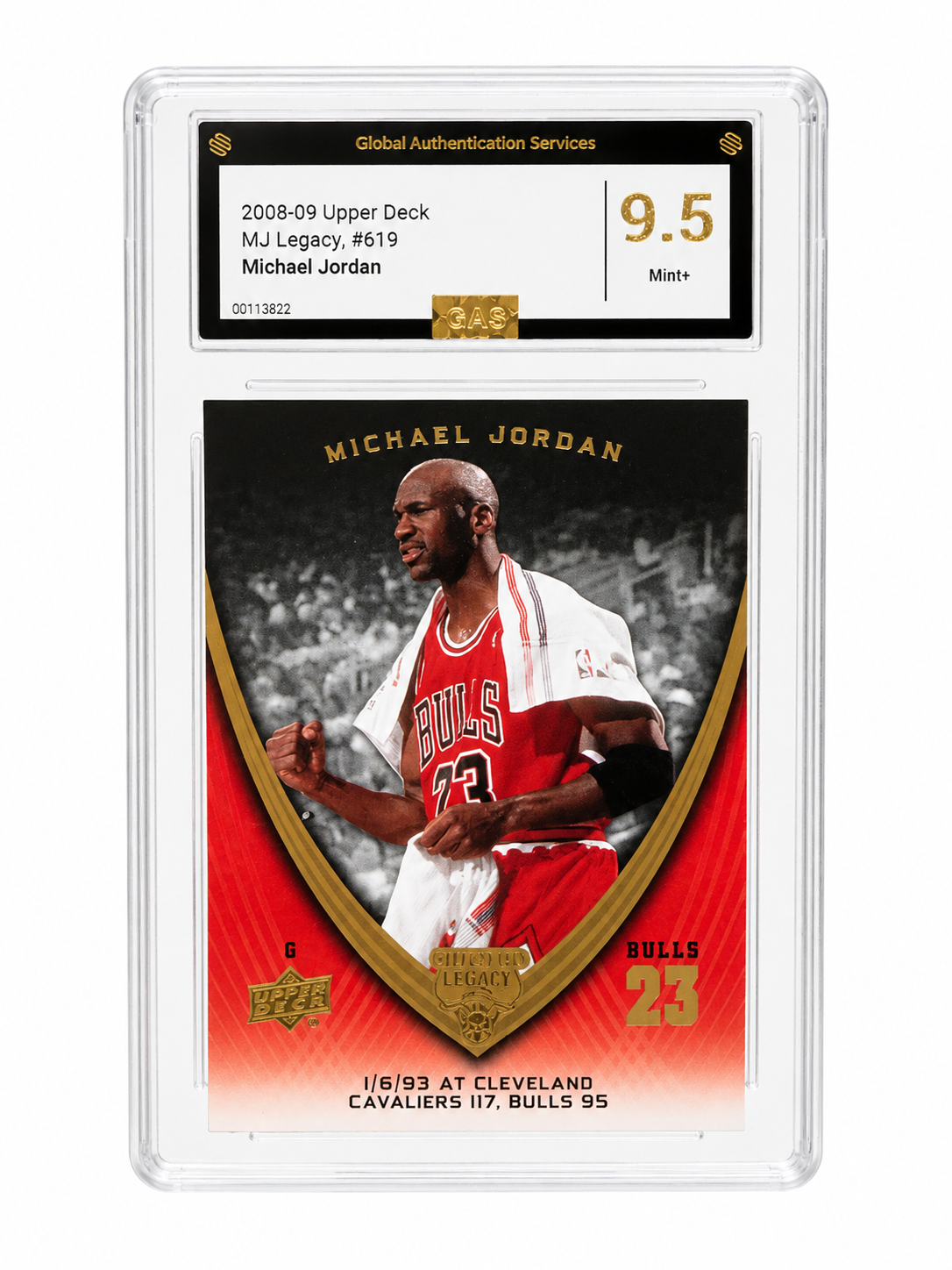 Michael Jordan #619 [GAS 9.5] 2008 Upper Deck Jordan Legacy