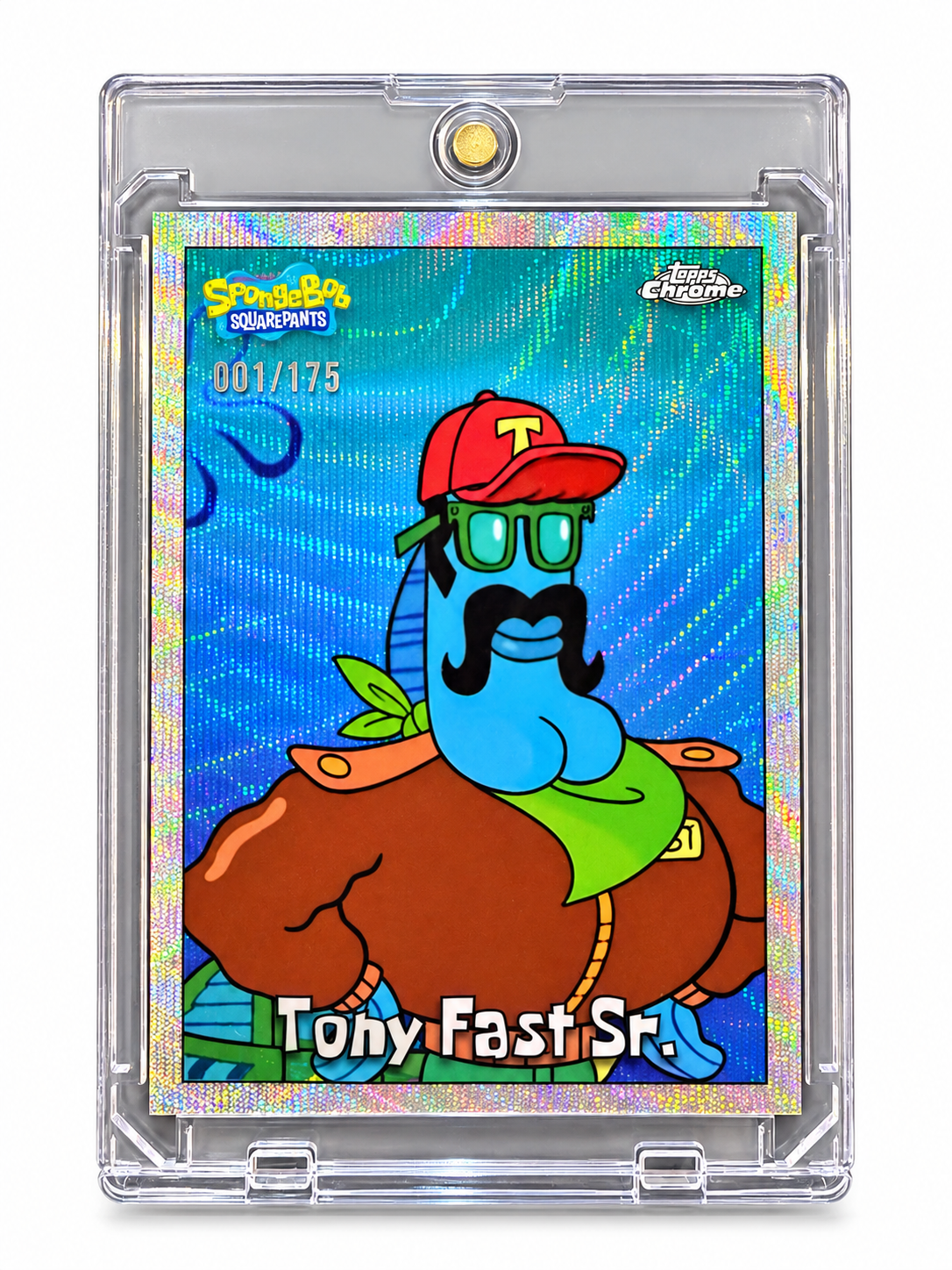 Tony Fast Sr. #154 [Wave Refractor] 2025 Topps Chrome Spongebob  [#001 /175]