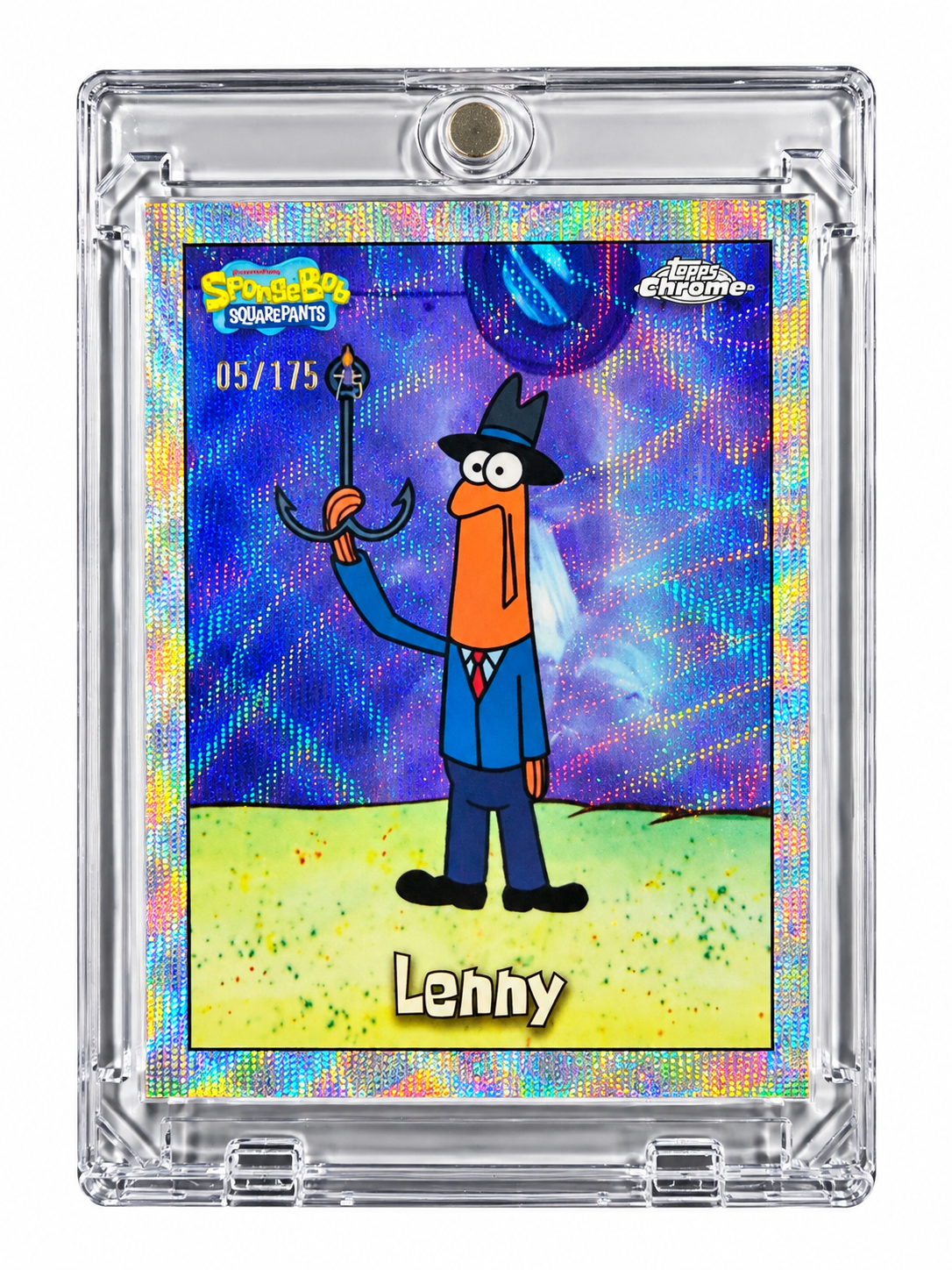 Lenny #167 [Wave Refractor] 2025 Topps Chrome Spongebob [#005/175]