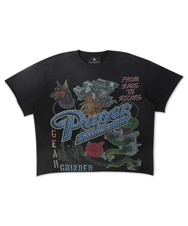 Paper Money Dogs T-Shirt Black