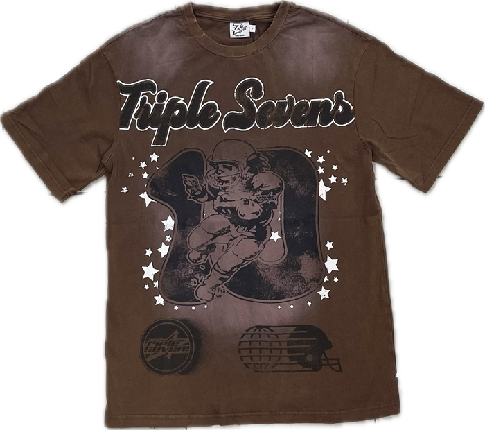 Triple Sevens 777 All-Star T-Shirts Brown