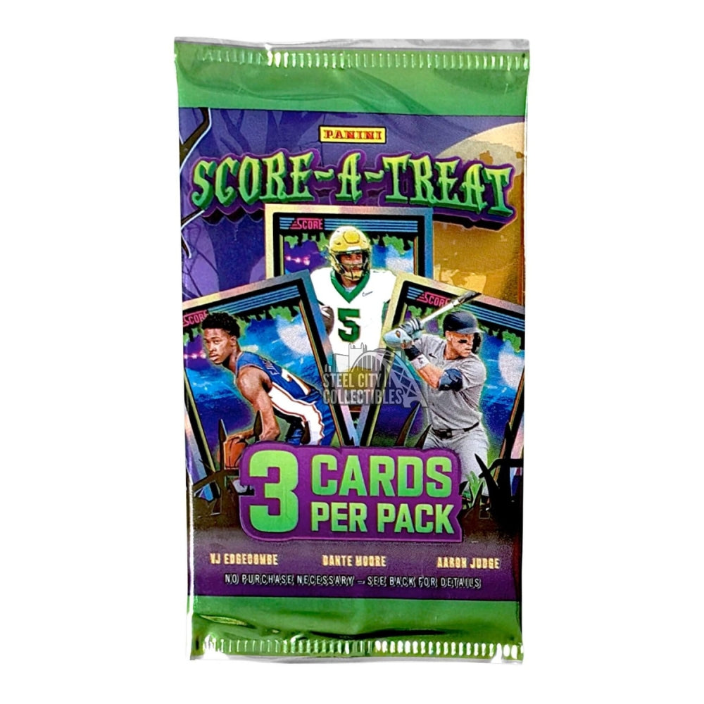 2026 Panini Halloween Multi Sport Trick or Treat 3 Card Booster Pack