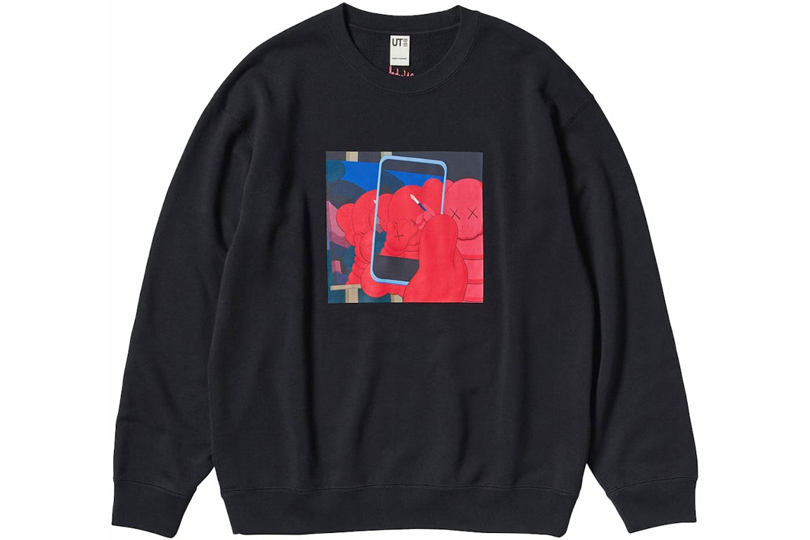 KAWS x Uniqlo Warhol Graphic 476119 Sweatshirt Black