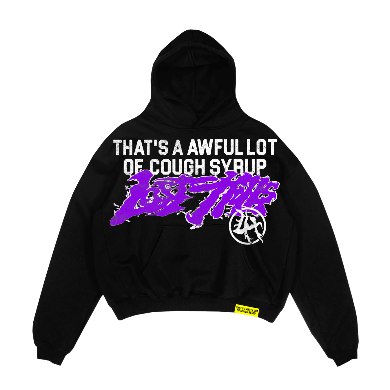 LH x Cough Syrup Script Hoodie (Black)