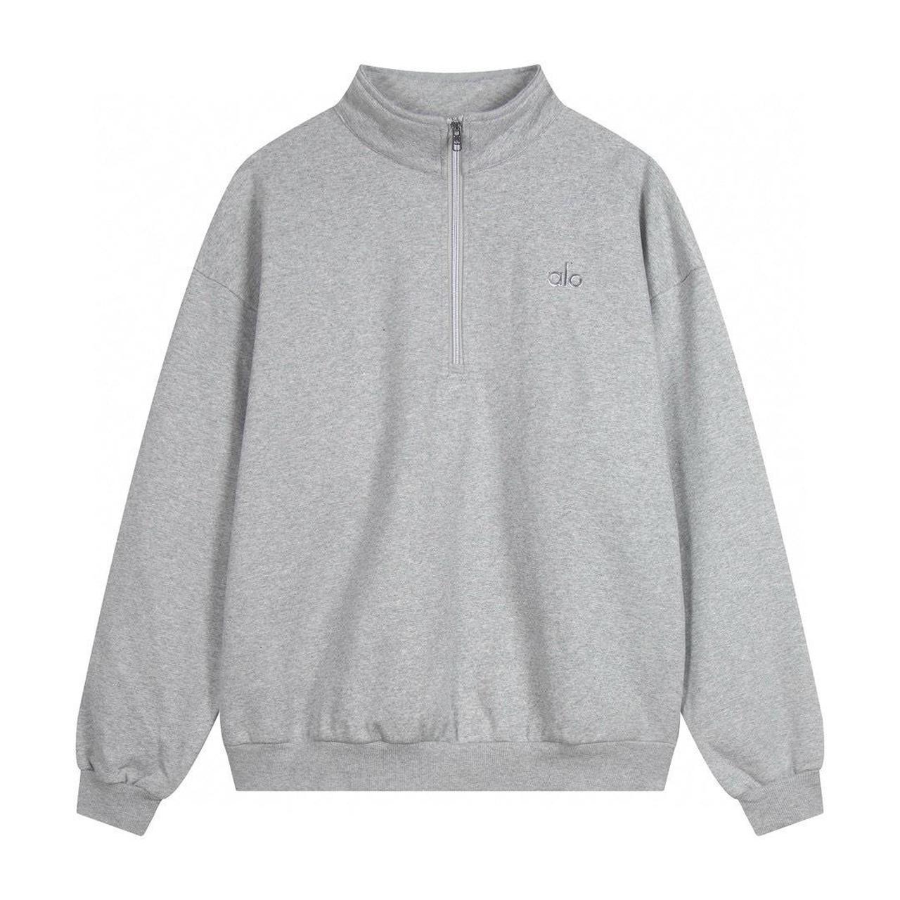 Alo Yoga Accolade 1/4 Zip Pullover Heather Grey