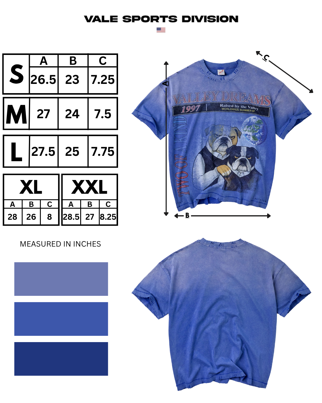 Vale Forever Step Bro Tee (Blue)