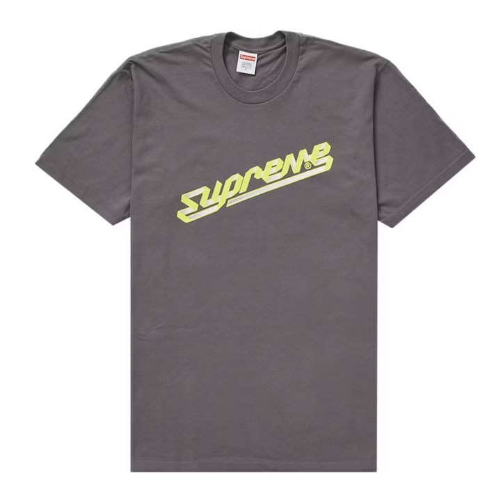 Supreme Banner Tee (FW23) Charcoal