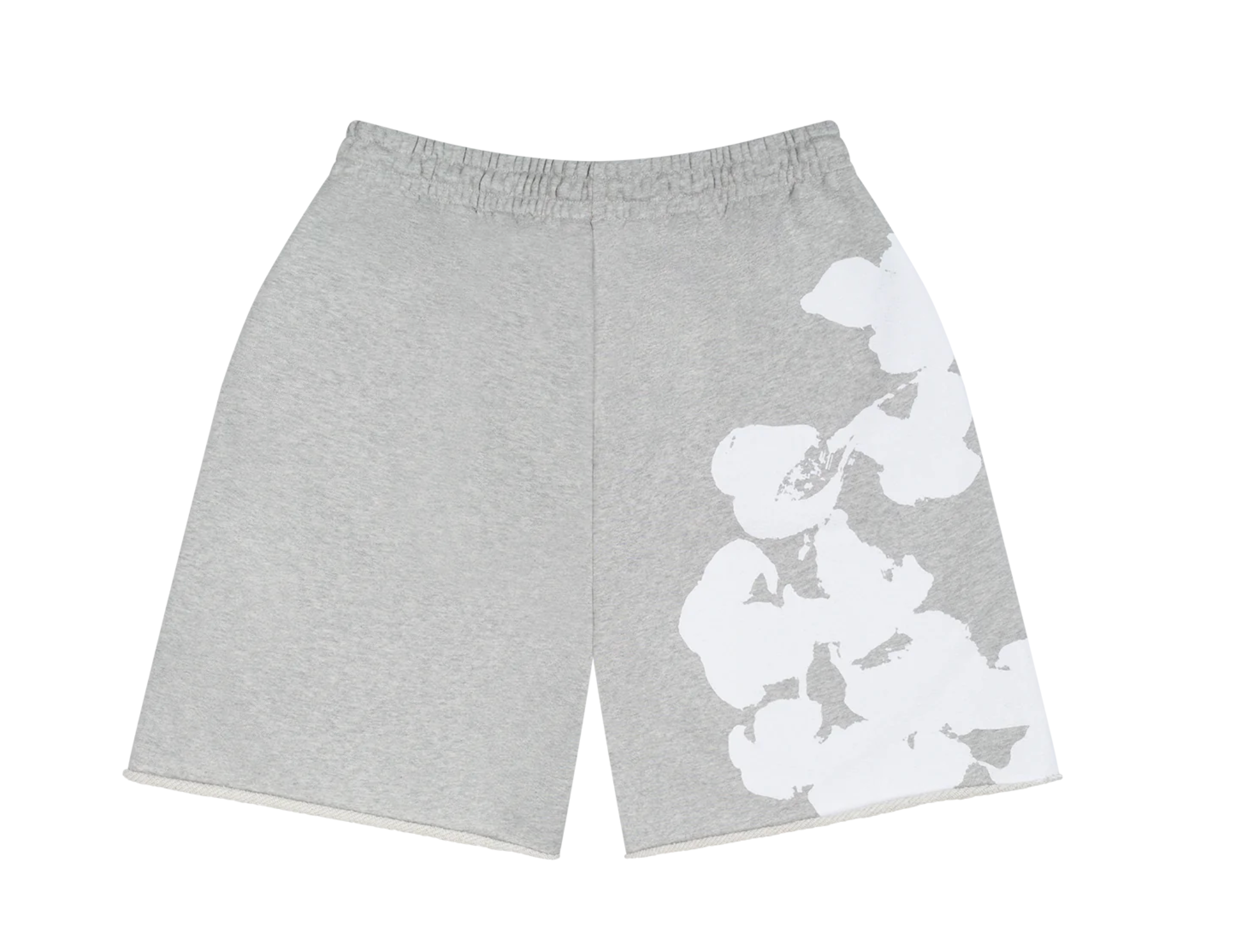 Denim Tears Biggie Cotton Wreath Sweat Shorts Grey